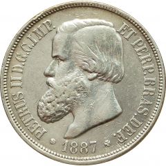 1000 Réis - Pedro II