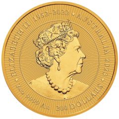 200 Dollars In the name of Elizabeth II, 6th Portrait - Kangaroo & Joey, Gold Bullion
