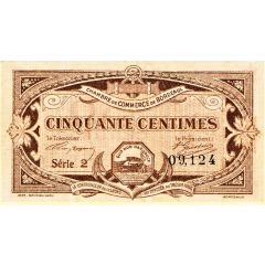 50 Centimes - Chambre de Commerce de Bordeaux 33