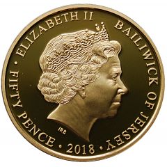 50 Pence - Elizabeth II Royal Air Force Centenary - Hawker Hurricane