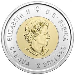 2 Dollars - Elizabeth II Discovery of Insulin, colored