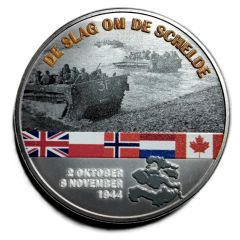 Medal - The Scheldt River Battle Coloured
