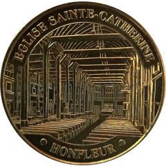 Jeton touristique - Monnaie de Paris - Honfleur - Eglise Sainte-Catherine