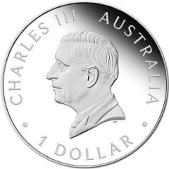 1 Dollar - Charles III 1st Portrait - Wedding - Silver Proof