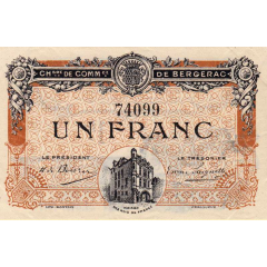 1 Franc - Chambre de Commerce de Bergerac 24