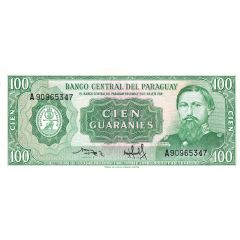 100 Guaranies Guarani value on reverse