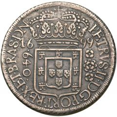 640 Réis - Pedro II Rio de Janeiro and Pernambuco Mints