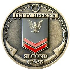 Challenge Coin - 2nd Class Petty Officer USN