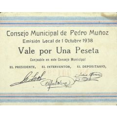 1 Peseta Pedro Muñoz