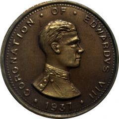 Medal - Proposed Coronation of Edward VIII 1937