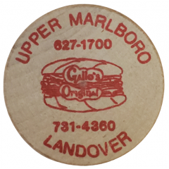 Wooden Nickel - Gallo's Original