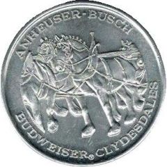 Mardi Gras Token - Anheuser-Busch New Orleans, Louisiana