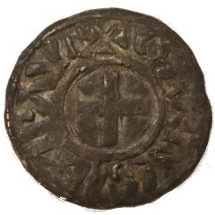 Denier - CharlesII / Charles III as emperor, Bourges mint