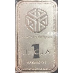 Bullion Bar - 1 Ounce Silver SM Bullion