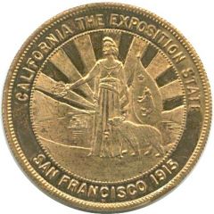 Panama - Pacific International Exposition 1915 Exposition State Dollar