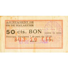 50 Céntimos Os de Balaguer