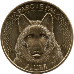 Monnaie de Paris Tourist Token - Allier Parc le Pal - Le loup