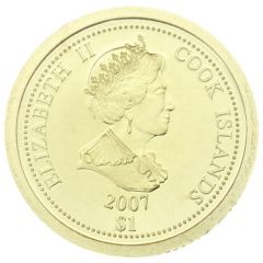 1 Dollar - Elizabeth II Vatican State anniversary