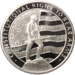 1 oz Silver Golden State Mint - Second Amendment