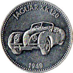 Shell Token - Historic Cars Jaguar XK 120 1949