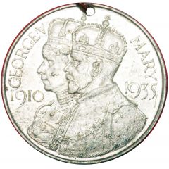 Medal - George V Silver Jubilee, Gaunt, aluminium, 35mm
