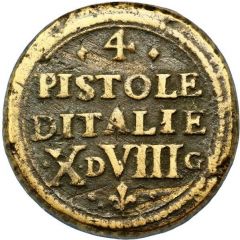 Poids monétaire de 4 pistole