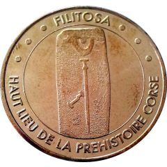 Monnaie de Paris Tourist Token - Filitosa Haut Lieu de la Préhistoire Corse