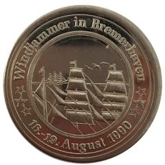Medal - Windjammer in Bremerhaven 16.-19. August 1990