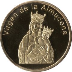 Medal - Franciscus Virgen de la Almudena , brass
