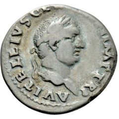 Denarius - Vitellius and Lucius Vitellius Pater L VITELLIVS COS III CENSOR