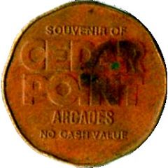 Token - Cedar Point Arcades Sandusky, Ohio