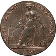 1/2 Penny Middlesex - London / Davidson’s