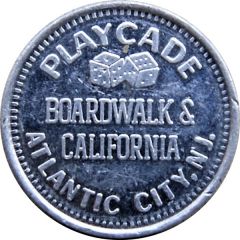 Token - Playcade Atlantic City, New Jersey
