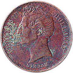 1/2 Penny - Professor Holloway London, England