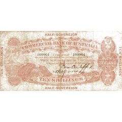 10 Shillings Commercial Bank of Australia Ltd.