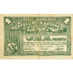 1 Peseta Montellà i Martinet