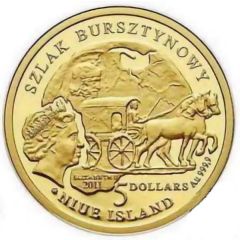 5 Dollars - Elizabeth II - Amber route: Gdańsk