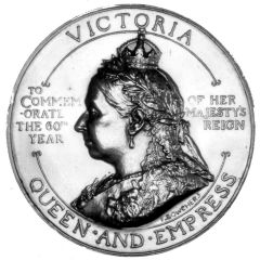 Medal - Victoria Diamond Jubilee; Dunscastle, silver