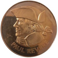 Paul Revere bronze round