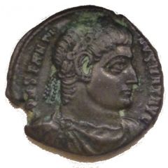 Nummus - Constantinus I GLORIA EXERCITVS, Rome