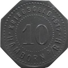 10 Pfennig - Hamborn