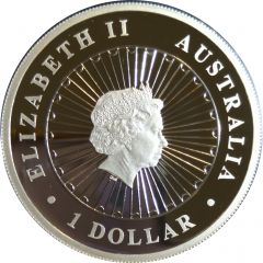 1 Dollar - Elizabeth II 4th Portrait - Year of the Rooster