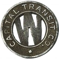 1 Fare - Capital Transit Co. District Of Columbia, Washington