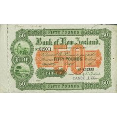50 Pounds Bank of New Zealand