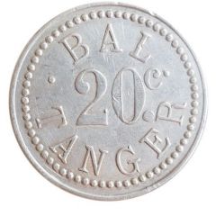 20 centimes - Bal Tanger - Paris [75]