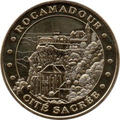 Jeton Touristique - Monnaie de Paris - Rocamadour - Cité sacrée