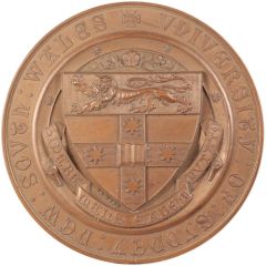 Award University of Sydney Prize Medal, 52mm