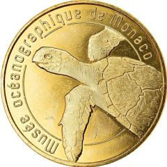 Monnaie de Paris Tourist Token - Monaco Musée Océanographique - La tortue marine