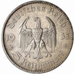 5 Reichsmark Saar - Pattern
