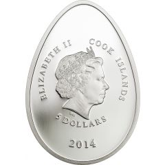 5 Dollars - Elizabeth II White Egg